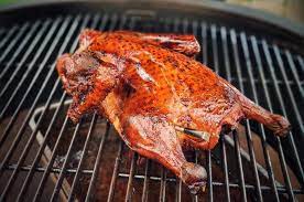 Grill-Ente ohne Innereien und ohne Hals
